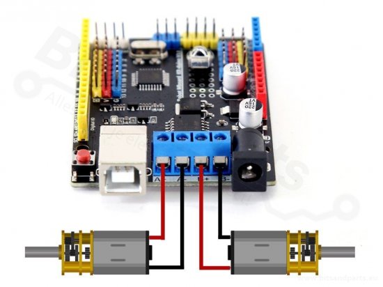 Arduino KRDuino met ingebouwde TB6612FNG motor driver